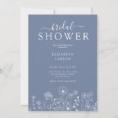 Invitation Boho Fleur sauvage moderne Mariage aquarelle (Devant)