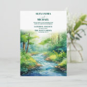Invitation Boho Fleur sauvage Mountain Meadow (Debout devant)