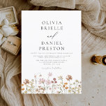 Invitation Boho Fleur sauvage Rustic Garden Mariage<br><div class="desc">Immergez vos invités dans la nature romantique avec notre Fleur sauvage Boho Garden Wedding Invitation. Inspirée par la beauté des fleurs intactes, cette invitation capte l'essence d'une célébration libre-spirituelle. Le design enchanteur propose des fleurs sauvages délicats dansant au milieu d'une végétation luxuriante, donnant le ton parfait pour votre mariage dans...</div>