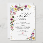 Invitation Boho Fleur sauvage Surprise (Devant)