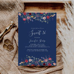 Invitation Boho Fleur sauvage Sweet 16 fête d'anniversaire<br><div class="desc">Cette invitation à la fête de 16 ans fleur sauvage boho est parfaite pour un anniversaire moderne. Le design se compose d'un assortiment multicolore de fleurs sauvages roses,  rousses,  violettes,  jaunes,  blanches,  violettes,  rouges,  bordeaux.</div>
