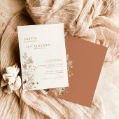 Invitation Boho Fleur sauvage Wedding | Floral mod