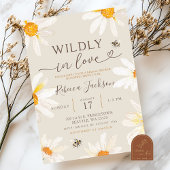 Invitation Boho Fleur sauvage Wilely in Love Fête des mariées