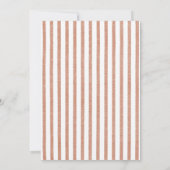 Invitation Boho Fleurs florales rustiques Fête des mariées d' (Dos)