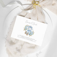 Boho Floral Baby Boy Shower Apportez Un Livre