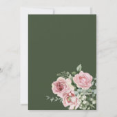 Invitation Boho Floral Baby In Bloom Baby Shower  (Dos)