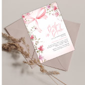 Invitation Boho Floral Baby in Bloom Baby Shower