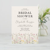 Invitation "Boho Floral Bliss Bridal Shower (Debout devant)