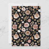 Invitation Boho Floral Bridal Douche (Dos)