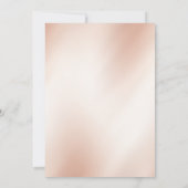 Invitation Boho Floral Chute en Amour Baby shower (Dos)