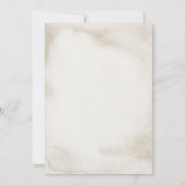 Invitation Boho Floral Chute en Amour Fête des mariées (Dos)