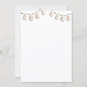 Invitation Boho Floral Hop on over Bunny Birthday (Dos)