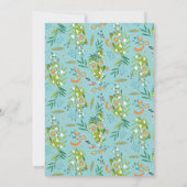 Invitation Boho Floral Lily de Vallée Mariage (Dos)