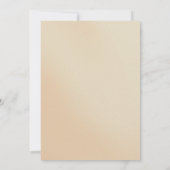 Invitation Boho Floral Mariage d'automne numérique (Dos)