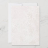 Invitation BOHO Floral Pampas Rose Aquarelle Mariage de couro (Dos)