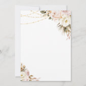 Invitation Boho Floral RN Nursing School Graduation (Dos)