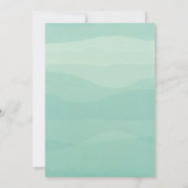 Invitation Boho Floral Watercolor Mariage photo (Dos)