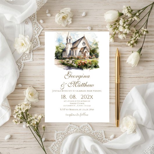 Invitation Boho floral wedding