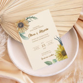 Invitation Boho Floral Wedding Invite