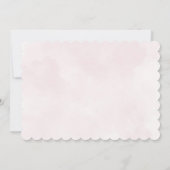 Invitation Boho Floral Wild One Girl's First Birthday Photo (Dos)