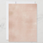 Invitation Boho Floral Woodland Baby shower Citrouille (Dos)