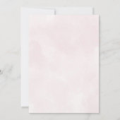 Invitation Boho Floral Young Wild and Three Girl'anniversaire (Dos)