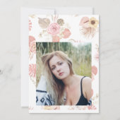 Invitation Boho Florals Personalized Sweet 16 Birthday (Dos)