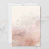 Invitation Boho Flore tropicale avec Mariage de cadre géométr (Dos)