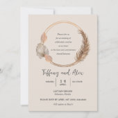 Invitation Boho Flowers (Devant)