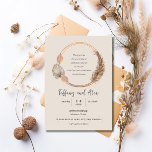 Invitation Boho Flowers