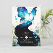 Invitation Boho Fun Button Anniversaire (Debout devant)