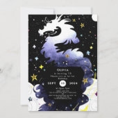 Invitation Boho Fun Magic Dragon Anniversaire (Devant)
