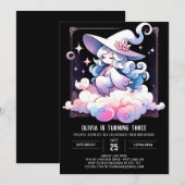 Invitation Boho Fun Wizard Anniversaire (Devant / Derrière)