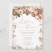 Invitation Boho Garden Fall in Love Fête des mariées (Devant)