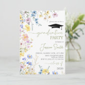 Invitation Boho Garden Photo Graduation Invite 2026 (Debout devant)