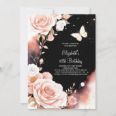 Invitation Boho Glam Digital 40e anniversaire (Devant)