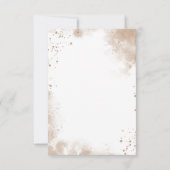 Invitation Boho Gold Glitter Pampas Grass & Orchid Wedding (Dos)