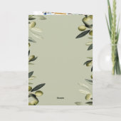 Invitation Boho Grèce Destination Mariage Passeport QR Code I (Dos)