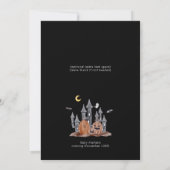 Invitation Boho Halloween C'est un Baby shower féminin (Dos)
