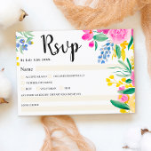 Invitation Boho harde fleurs sauvages printemps rose mariage