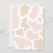 Invitation Boho Highland Cow Farm Girl Anniversaire Invitatio (Dos)