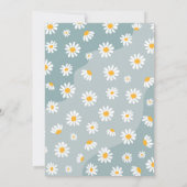 Invitation Boho Hippy Vibes Sea Blue Festival Fête des mariée (Dos)