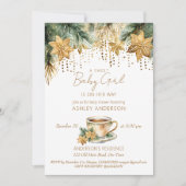 Invitation Boho hiver baby shower thé modèle (Devant)