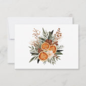 Invitation Boho hiver Détails du mariage (Dos)