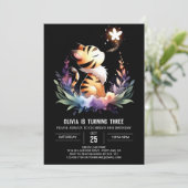 Invitation Boho Imaginaire Tiger Anniversaire (Debout devant)