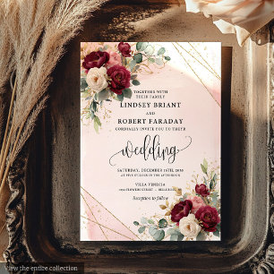 Invitation Boho intemporel en Bourgogne classique