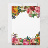 Invitation Boho Jardin botanique Été Floral Quinceanera (Dos)