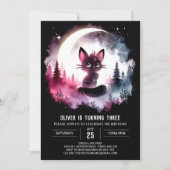 Invitation Boho Kids Chat Anniversaire (Devant)