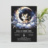 Invitation Boho Kids Tiger Anniversaire (Debout devant)