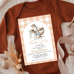 Invitation Boho Little Cutie Pie Thanksgiving Baby shower
